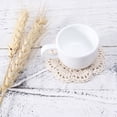 thumbnail image 4 of OUNONA 10 Pcs Crochet Coasters Flower Cotton Anti Slip Retro Style Table Protection, 4 of 4