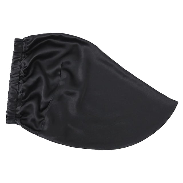 Gorro de dormir Sunnimix con capucha de satén para mujer negro