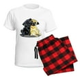 thumbnail image 5 of CafePress - Black Fawn Pug Women's Dark Pajamas - Women's Short Sleeve Print T-Shirt and Pants Light Cotton Pajama Set, 5 of 7