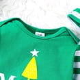 thumbnail image 5 of WIBACKER My First Christmas Baby Girl Boy Romper Newborn Clothes Long Sleeve Jumpsuit + Hat Infant Outfits Set, 5 of 7
