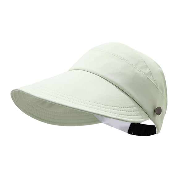 Wide Brim Sun Visor Hat for Women UPF 50 Adjustable Summer Beach Cap Outdoor Sports Sun