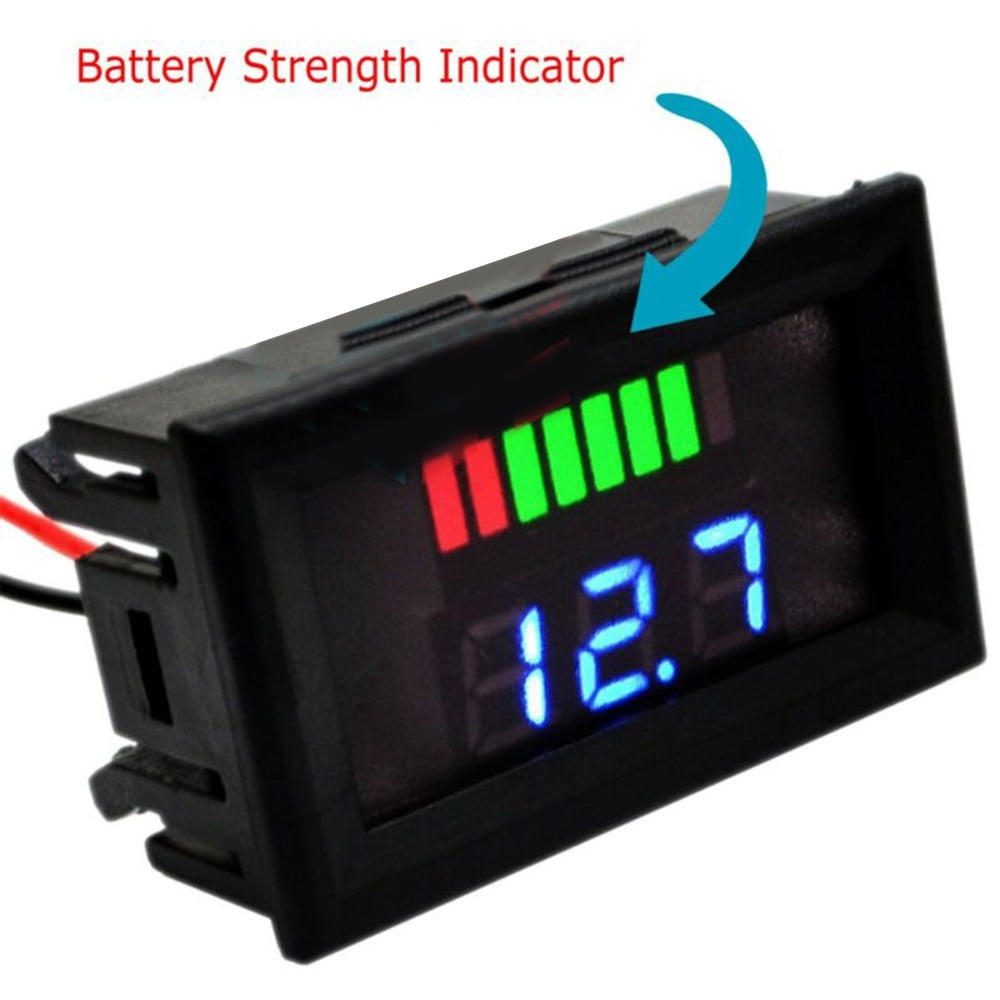 Details about   5-48V Voltage Meter Car /Marine/Motorcycle LED Digital Voltmeter Battery Gauge
