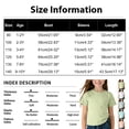 thumbnail image 3 of T-Shirts for Girls Ages 6-14 Basic Short Sleeve Round Neck Summer Casual Tops Pink 120, 3 of 6