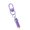 Purple, variant on Cute Pencil Keychain Charm Sweet Design Plastic Resin Key Ring Hanging Decoration For Girls Gift Bag Accessory