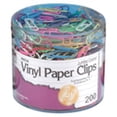 thumbnail image 2 of Charles Leonard Vinyl Coated Paper Clips, Jumbo Size, Assorted Colors, 200/Box, 2 of 2