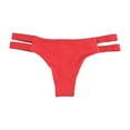 thumbnail image 2 of Tavik Womens Chloe Bikini Swim Bottom, Orange, X-Small, 2 of 2