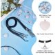 thumbnail image 4 of 28 Pcs Natural Rose Quartz Heart Pendant Necklaces Making Kit Natural Stone Charms Beads Pendants with 8 Pcs Imitation Leather Cord 4 Pcs Cable Chains Neckalces for Jewelry Necklace Making, 4 of 5