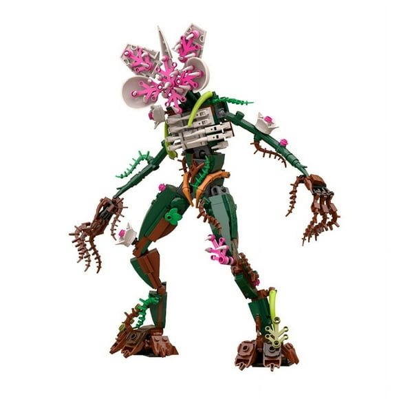 DIY orchid monster moc building blocks toy Christmas birthday gift compatible with LEGO 419PCS (blocks without box)