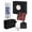 Black Travel Bag w/ Best Dad Ever Tumbler, variant on Fairly Dunn Luxury Men's Gift Set with Massage Gun and 20oz Tumbler 7-Piece Birthday and Father's Day Gift