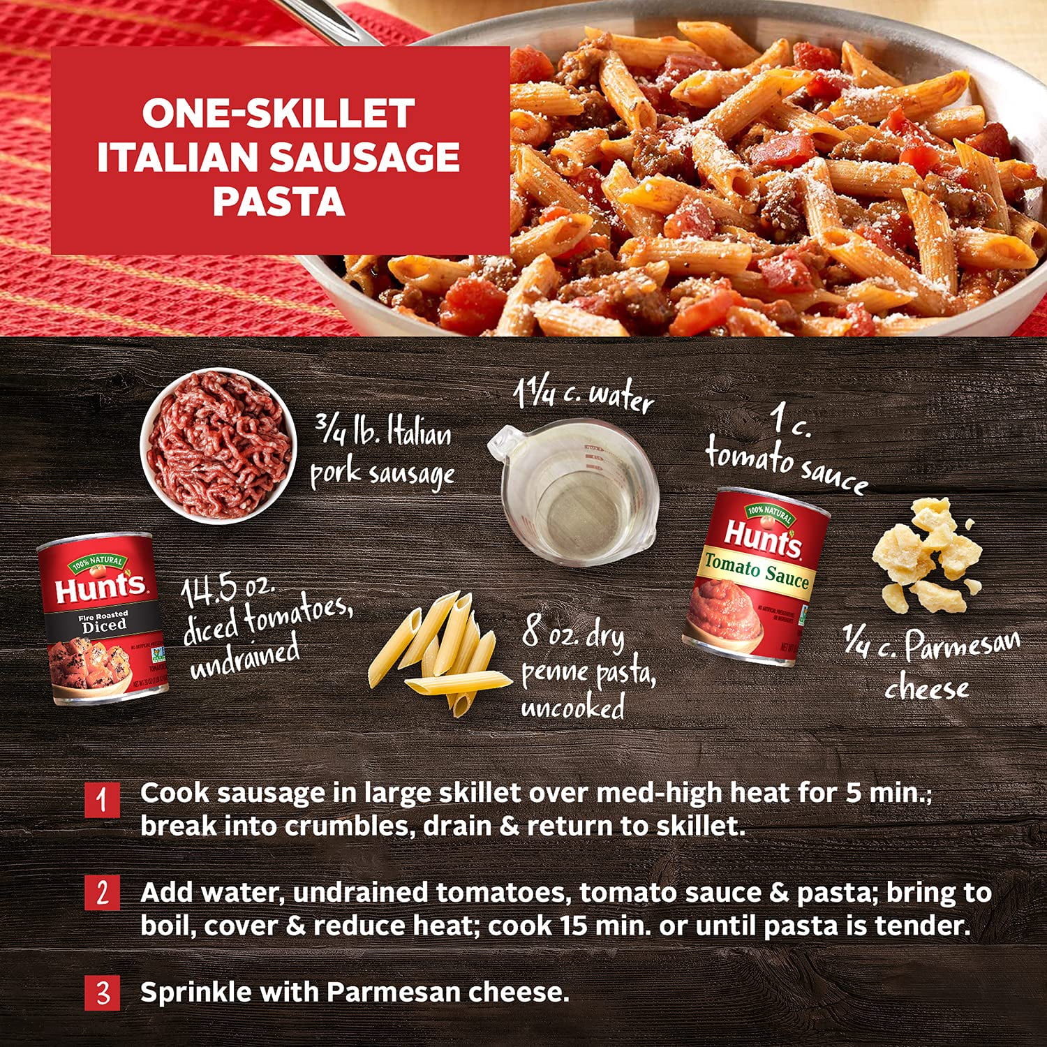Hunt's Fire Roasted Diced Tomatoes, 28 oz (Pack of 3)