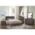 thumbnail image 4 of Lexicon Edina 6-Drawers Contemporary Wood Dresser in Dark Gray, 4 of 5