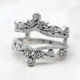 thumbnail image 3 of 2Ct Round Cut Lab-Created Diamond Women's Enhancer Wrap Guard Ring 14k White Gold Plated, 3 of 5
