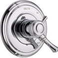 thumbnail image 1 of Delta Faucet Cassidy 17 Série Double Fonction Douche Poignée Valve Garniture Kit, Chromé T17097 (Vanne Non Inclus), 1 of 4