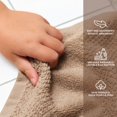 thumbnail image 3 of Mainstays Kids 8pk Washcloth, Tan, 3 of 5