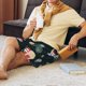 thumbnail image 5 of Balery Baby Sloths Sleeping Pantalones cortos de pijama de punto de algodón para hombre con cinturilla y bolsillos-Large, 5 of 6