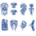 thumbnail image 1 of Etiqueta Engomada Del Tatuaje Arte Temporal 8 Piezas Cgtredaw Impermeable, 1 of 9