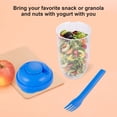 thumbnail image 3 of Oubit Food Storage Bottle,Fresh Salad Container Serving Salad Container Cup Plastic Food Storage Bottle Built for the Future, 3 of 9