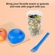 thumbnail image 4 of Botella de plástico para almacenar alimentos, recipiente para ensaladas frescas, recipiente para servir alimentos, recipiente para ensaladas, taza, creado con maestría, 4 of 10