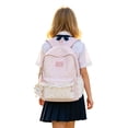 thumbnail image 5 of Weebloom Polka Dot School Backpack For Kids Teen Girls Cute Style Lace Trim Lightweight Casual Daypack Large Bookbag Middle High School College Pink, 5 of 5