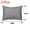 Grey, variant on Unique Bargains 2pk Queen Pillow Shams 1800 Microfiber Pillow Cases 20" x 30"