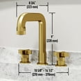thumbnail image 6 of Vigo Vg01302 Wythe 1.2 GPM Widespread Bathroom Faucet, 6 of 12