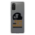 thumbnail image 1 of DistinctInk Clear Shockproof Hybrid Case for Galaxy S20 / S20 5G (6.2" Screen) - TPU Bumper Acrylic Back Tempered Glass Screen Protector - Sun of a Beach, 1 of 2