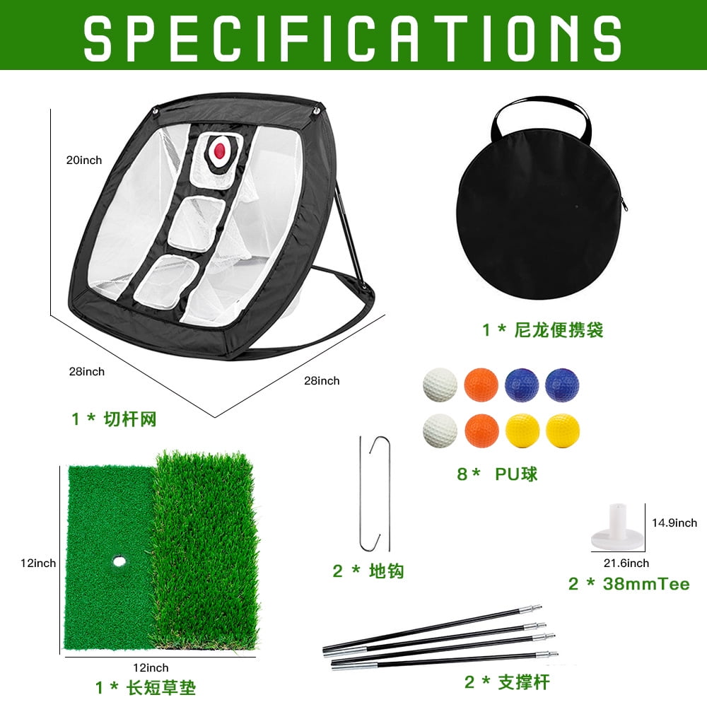 Golf Folding Chipping Net Outdoor Indoor Golfing Target Accessories