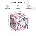thumbnail image 4 of Kdxio Orchids Flowers Print Tissue Box Cover,Square Decorative PU Leather Facial Paper Case Organizer Holder Dispenser for Bathroom,Night Stands,Desk,Car 5.2''X5.2''X5.2'', 4 of 8