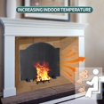 thumbnail image 4 of Respaldo de hierro resistente al calor para chimenea 57x45 cm, 4 of 7