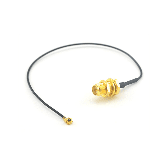 IPX to SMA Female Jumper Cable .U.FL Adapter Antenna 10CM , Mini PCIe U.FL / IPX to RP-SMA Antenna WiFi Wireless WAN Pigtail Cable Bulkhead RF Connector