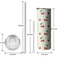 thumbnail image 5 of Cherry Peach 20 Oz Insulated Stainless Steel - Double Wall Vacuum Coffee- Insulated Travel Coffee Mug, 5 of 7