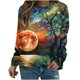 thumbnail image 2 of ICHUANYI Clearance Women Shirts Graphic Printed Long Sleeve Crewneck Sweatshirt Pullover Comfy Tops ICHUANYI "ICHUANYI", 2 of 4
