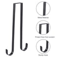 thumbnail image 2 of Double Wreath Hanger 12" L White Premium Over The Door Metal Double Sided Christmas Wreath Hanger, 2 of 4