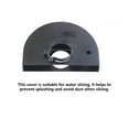 thumbnail image 2 of serony 120mm Angle Couvercle Slotting Protection de l'Eau Base de Sécurité Remplacement Anti-Éclaboussure Amovible Réutilisable Détachable, 2 of 4