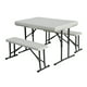 Stansport Heavy-Duty Picnic Table and Bench Set - Walmart.com