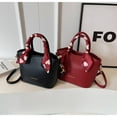 thumbnail image 2 of IELGY women's red wedding bag diagonally across the bucket handbag, 2 of 2