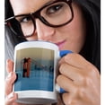 thumbnail image 2 of 3drose, Fog, San Francisco, Golden Gate Bridge, California - Us05 Jgs0075 - Jim Goldstein, 11oz Two-tone Blue Mug, 2 of 6
