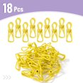 thumbnail image 2 of Mr. Pen- Chip Clips, 18 Pack, 2 Inch, Yellow, Utility PVC-Coated Clips, Chip Clips Bag Clips Food Clips for Bags, Chip Clip, Clips for Chips and Other Food Bags, Bag Clips for Chips Clips, 2 of 5