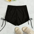 thumbnail image 4 of Women's Solid Mesh Cover Up Pants Beach Shorts S-XXL, 4 of 9
