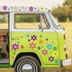 thumbnail image 1 of 96 Pieces Car Flowers Stickers 60's Hippie Theme Party Stickers Multicolored Daisy Stickers Vinyl Retro Flowers Decals Colorful Hippie Decals Flower W, 1 of 5