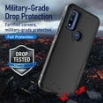 thumbnail image 3 of Xhy Moto G Pure Case, Moto G Power 2022 Case Military Grade Full Body Double Layer Protection Shock and Drop Resistant TPU Durable Removable for Moto G Pure Phone, Motorola Moto G Power Case - Black, 3 of 9