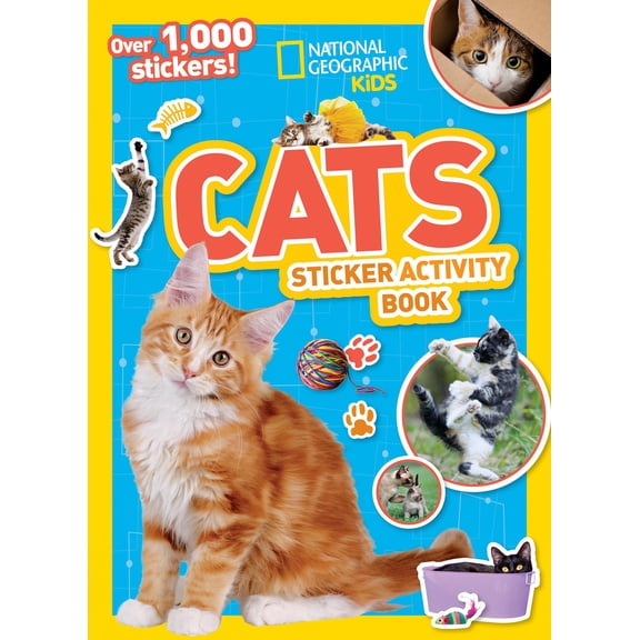 Pre-Owned National Geographic Kids Cats Sticker Activity Book (Paperback) 1426328001 9781426328008