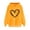 Yellow 2, variant on Annhoo Oversized Sweatshirts for Women Cute Graphic Printed Long Sleeve Hoodies Baggy Cozy Tops with Pocket
