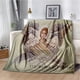 thumbnail image 3 of Manta de fantasía mítica supersuave, ropa de cama de viaje, sofá, cama, regalo de cumpleaños, Angel Warrior, 3 of 3