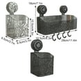thumbnail image 3 of Cesta de mimbre eficiente Inteprter gris transparente grande multifuncional para ropa sucia, 3 of 6