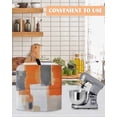 thumbnail image 4 of Burnt Orange Gray Stand Mixer Dust Cover with Storage Pocket & Handles,Modern Abstract Oil Painted Geometric Fits All Tilt Head & Bowl Lift Kitchen Appliance Cover Organizer Bag Accessories,6-8 Quart, 4 of 6