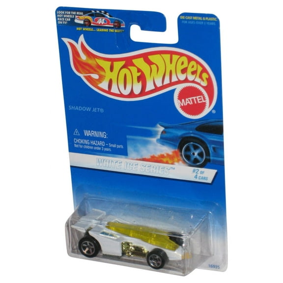 Hot Wheels White Ice Series (1996) Shadow Jet Toy Car #2/4
