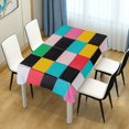 thumbnail image 4 of Yayeee Tablecloths 54" x 54" Rectangle Wrinkle Resistant Party Table Cover, Blue Checkered Pattern, 4 of 8