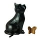 thumbnail image 1 of Figura de gato con mariposa, estatua de gato, decoración de jardín al aire libre, regalo de inauguración de la casa, regalos de recuerdo de mascotas p, 1 of 9