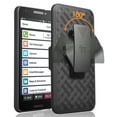 thumbnail image 3 of Case with Clip for Jitterbug Smart2, Nakedcellphone Kickstand Cover with [Rotating/Ratchet] Belt Hip Holster Combo for GreatCall Jitterbug Smart2 Phone (5049SJBS2, Smart-2), 3 of 7